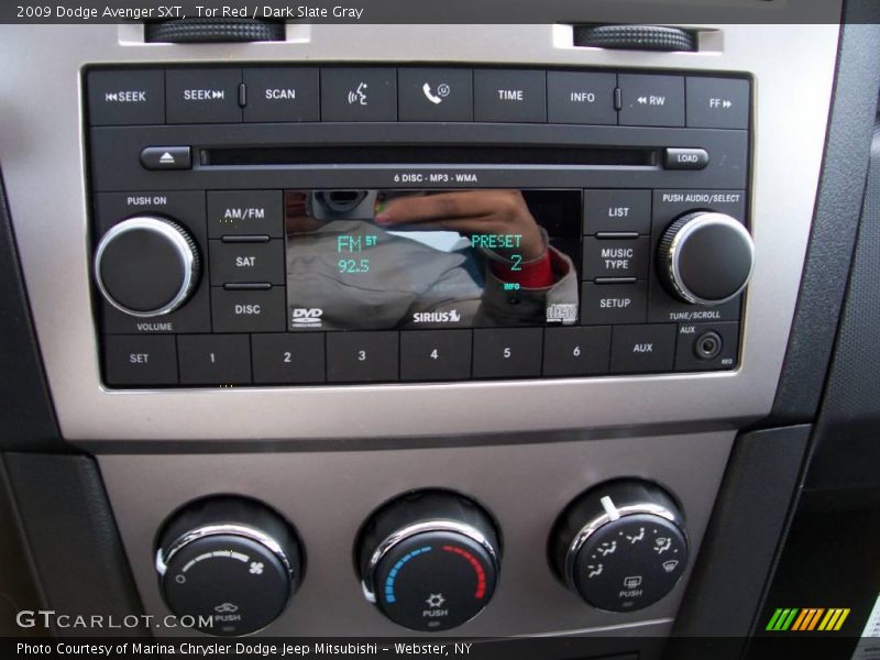 Tor Red / Dark Slate Gray 2009 Dodge Avenger SXT