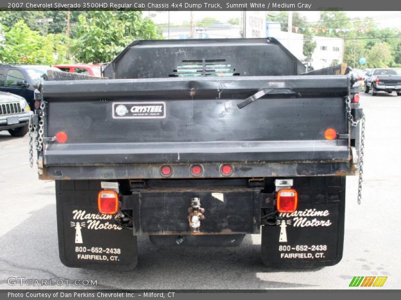 Summit White / Medium Gray 2007 Chevrolet Silverado 3500HD Regular Cab Chassis 4x4 Dump Truck