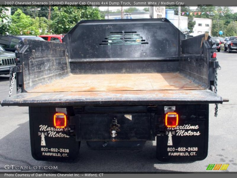 Summit White / Medium Gray 2007 Chevrolet Silverado 3500HD Regular Cab Chassis 4x4 Dump Truck