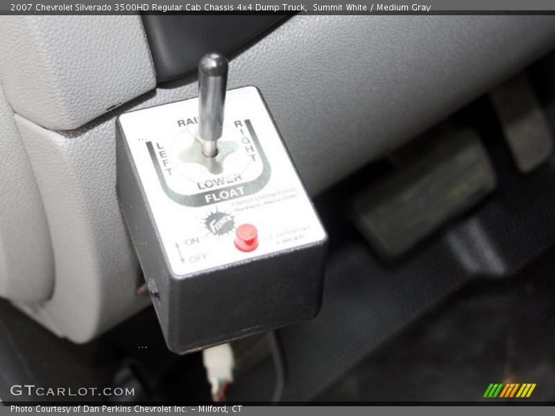 Summit White / Medium Gray 2007 Chevrolet Silverado 3500HD Regular Cab Chassis 4x4 Dump Truck