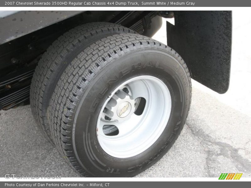 Summit White / Medium Gray 2007 Chevrolet Silverado 3500HD Regular Cab Chassis 4x4 Dump Truck