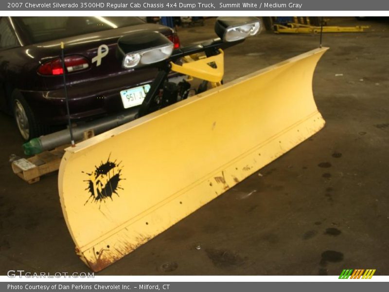 Summit White / Medium Gray 2007 Chevrolet Silverado 3500HD Regular Cab Chassis 4x4 Dump Truck