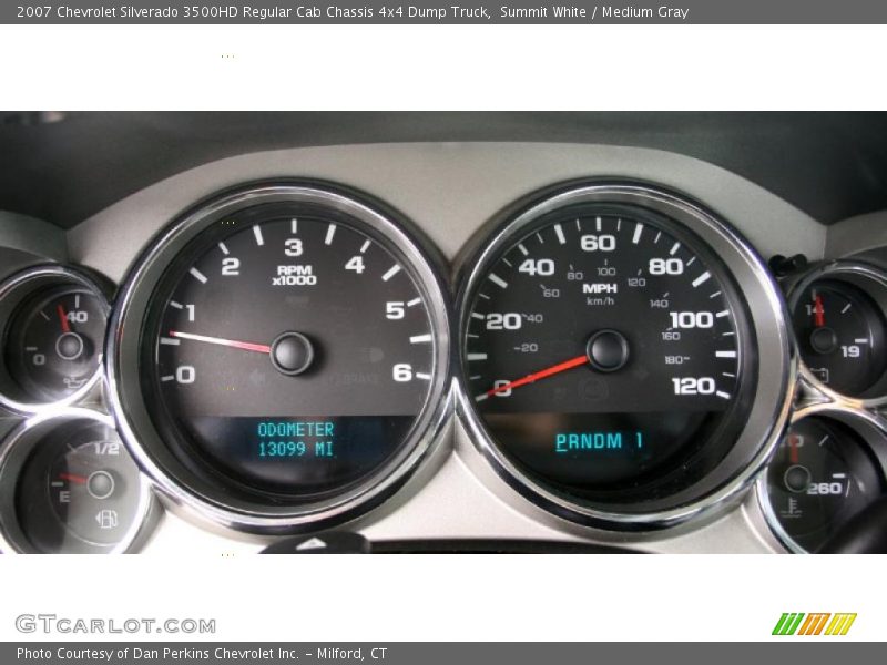 Summit White / Medium Gray 2007 Chevrolet Silverado 3500HD Regular Cab Chassis 4x4 Dump Truck