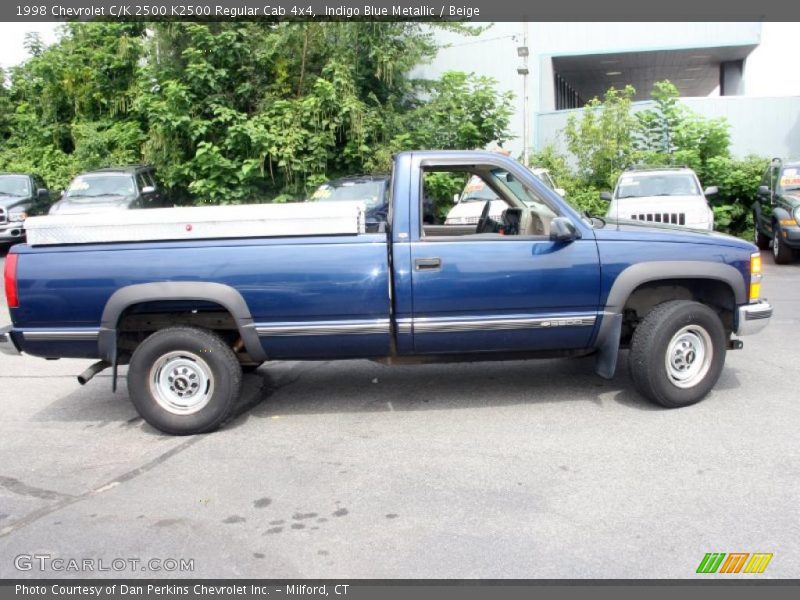 Indigo Blue Metallic / Beige 1998 Chevrolet C/K 2500 K2500 Regular Cab 4x4