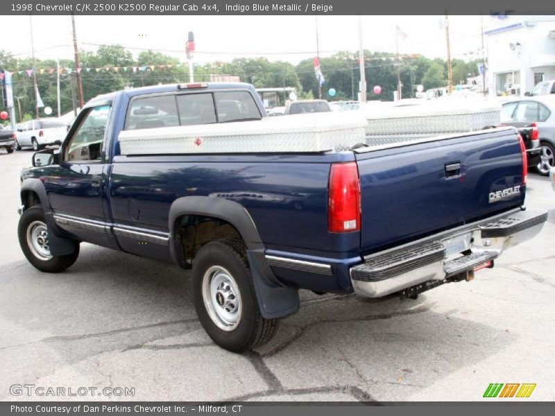Indigo Blue Metallic / Beige 1998 Chevrolet C/K 2500 K2500 Regular Cab 4x4