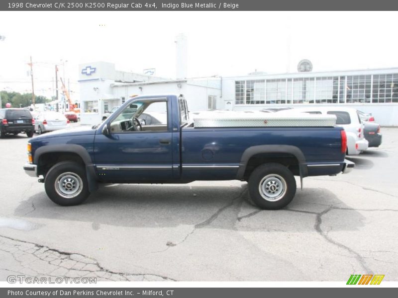 Indigo Blue Metallic / Beige 1998 Chevrolet C/K 2500 K2500 Regular Cab 4x4