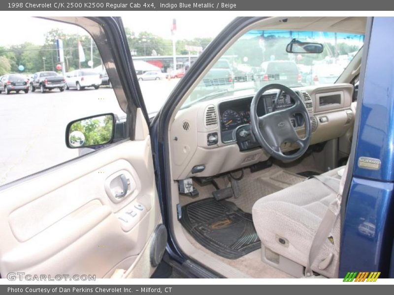 Indigo Blue Metallic / Beige 1998 Chevrolet C/K 2500 K2500 Regular Cab 4x4