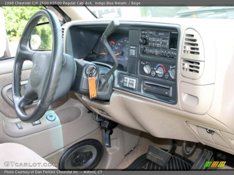 Indigo Blue Metallic / Beige 1998 Chevrolet C/K 2500 K2500 Regular Cab 4x4