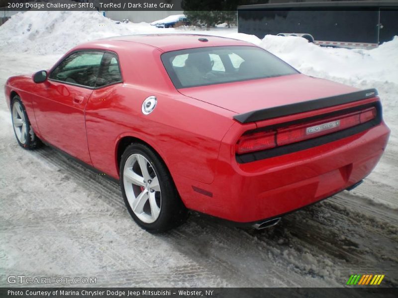 TorRed / Dark Slate Gray 2009 Dodge Challenger SRT8