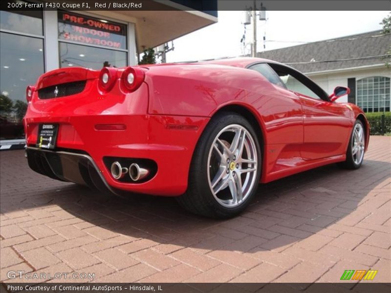 Red / Black/Red 2005 Ferrari F430 Coupe F1