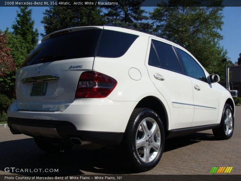 Arctic White / Macadamia 2008 Mercedes-Benz ML 350 4Matic