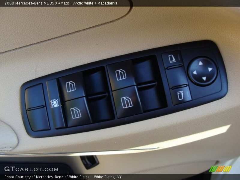 Arctic White / Macadamia 2008 Mercedes-Benz ML 350 4Matic