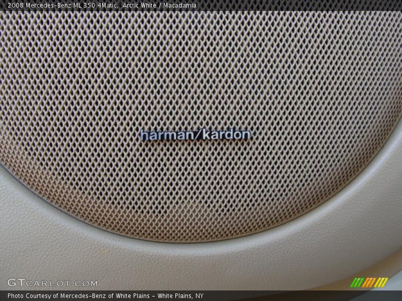 Arctic White / Macadamia 2008 Mercedes-Benz ML 350 4Matic
