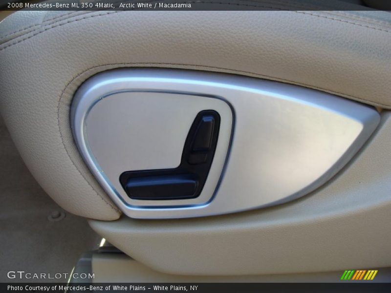 Arctic White / Macadamia 2008 Mercedes-Benz ML 350 4Matic