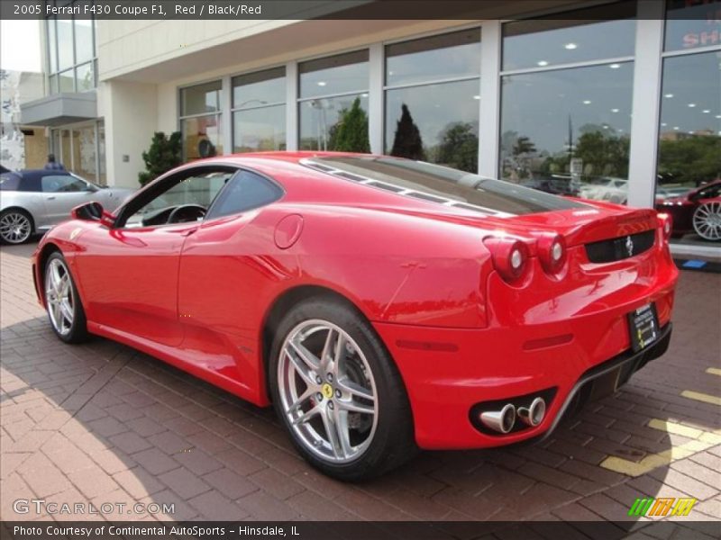 Red / Black/Red 2005 Ferrari F430 Coupe F1