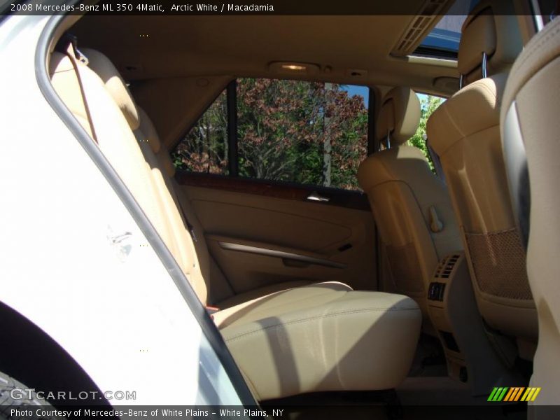 Arctic White / Macadamia 2008 Mercedes-Benz ML 350 4Matic