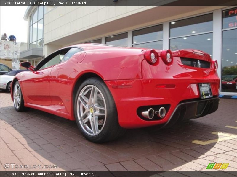 Red / Black/Red 2005 Ferrari F430 Coupe F1