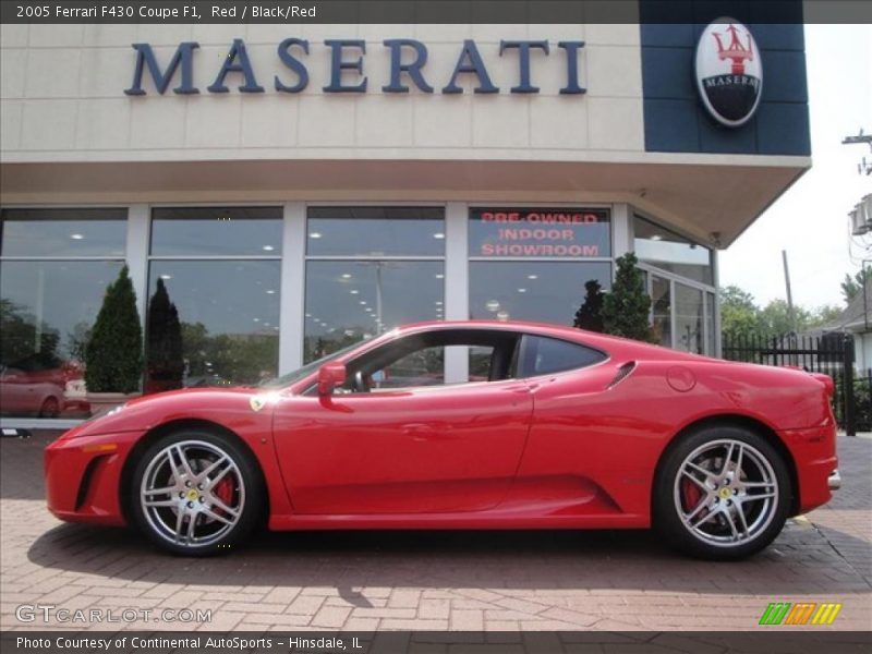 Red / Black/Red 2005 Ferrari F430 Coupe F1