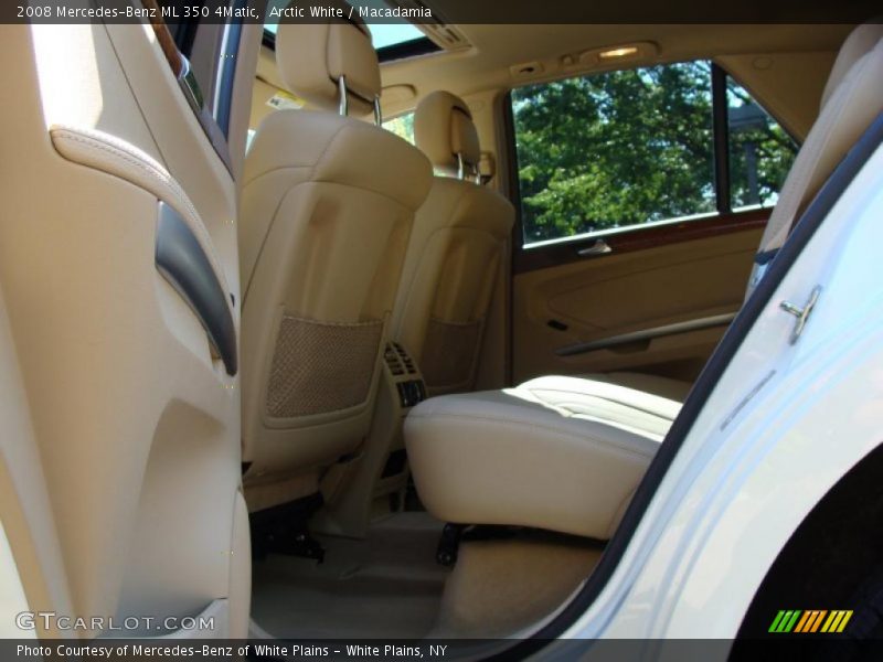 Arctic White / Macadamia 2008 Mercedes-Benz ML 350 4Matic