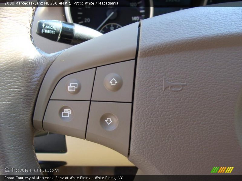 Arctic White / Macadamia 2008 Mercedes-Benz ML 350 4Matic