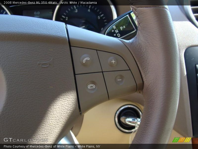 Arctic White / Macadamia 2008 Mercedes-Benz ML 350 4Matic