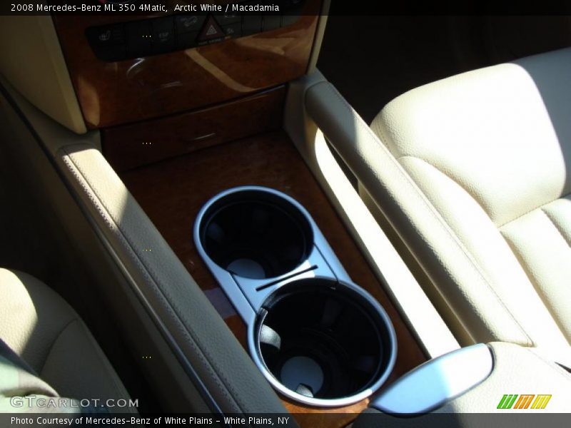Arctic White / Macadamia 2008 Mercedes-Benz ML 350 4Matic