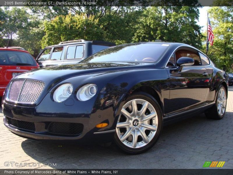 Dark Sapphire / Cognac 2005 Bentley Continental GT