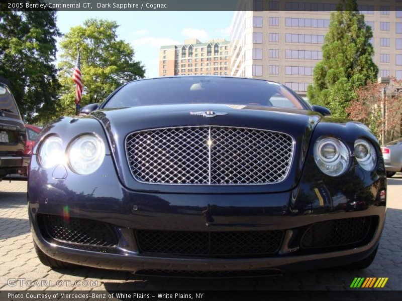 Dark Sapphire / Cognac 2005 Bentley Continental GT