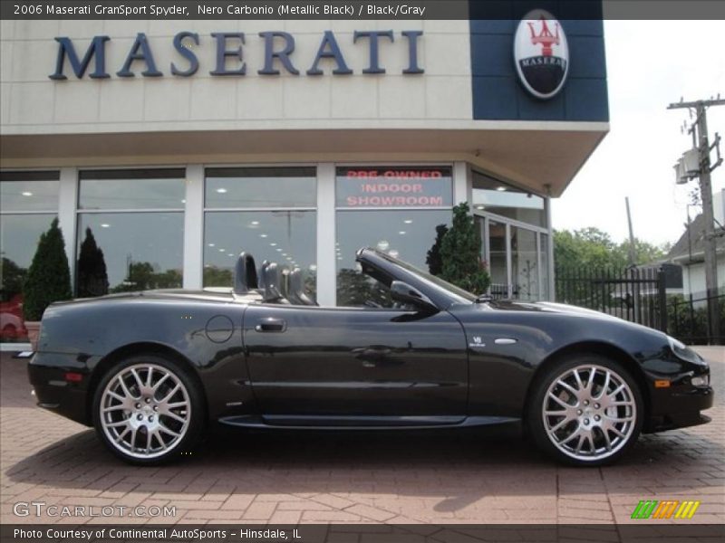 Nero Carbonio (Metallic Black) / Black/Gray 2006 Maserati GranSport Spyder