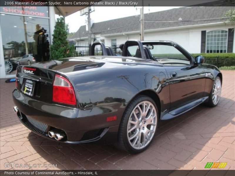 Nero Carbonio (Metallic Black) / Black/Gray 2006 Maserati GranSport Spyder