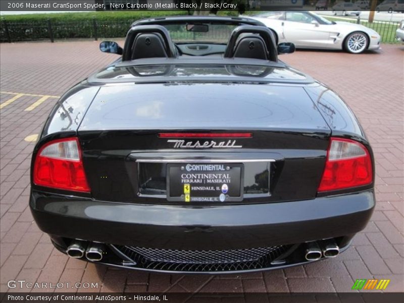 Nero Carbonio (Metallic Black) / Black/Gray 2006 Maserati GranSport Spyder