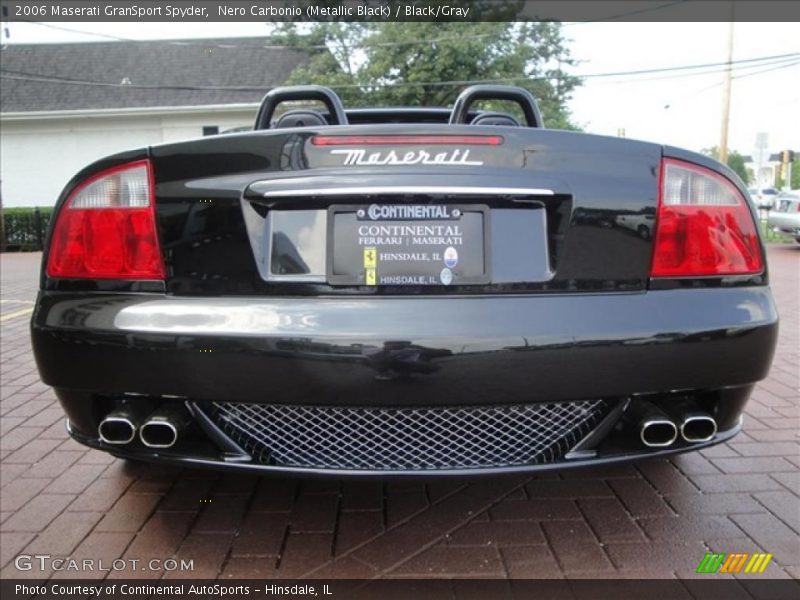 Nero Carbonio (Metallic Black) / Black/Gray 2006 Maserati GranSport Spyder