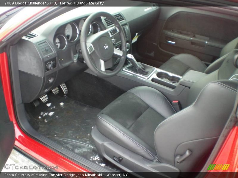 TorRed / Dark Slate Gray 2009 Dodge Challenger SRT8