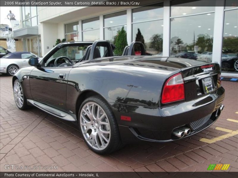 Nero Carbonio (Metallic Black) / Black/Gray 2006 Maserati GranSport Spyder