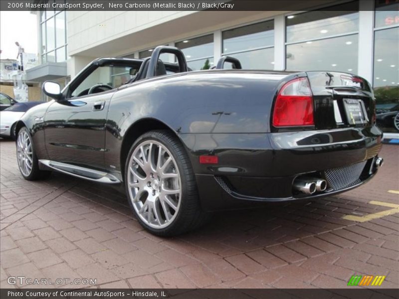 Nero Carbonio (Metallic Black) / Black/Gray 2006 Maserati GranSport Spyder