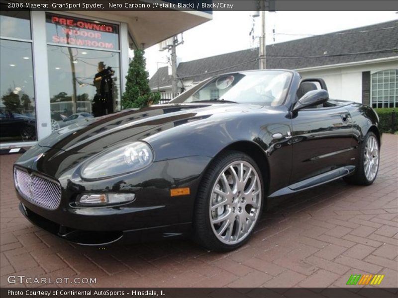 Nero Carbonio (Metallic Black) / Black/Gray 2006 Maserati GranSport Spyder