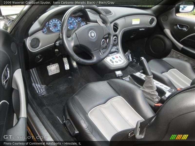 Black/Gray Interior - 2006 GranSport Spyder 