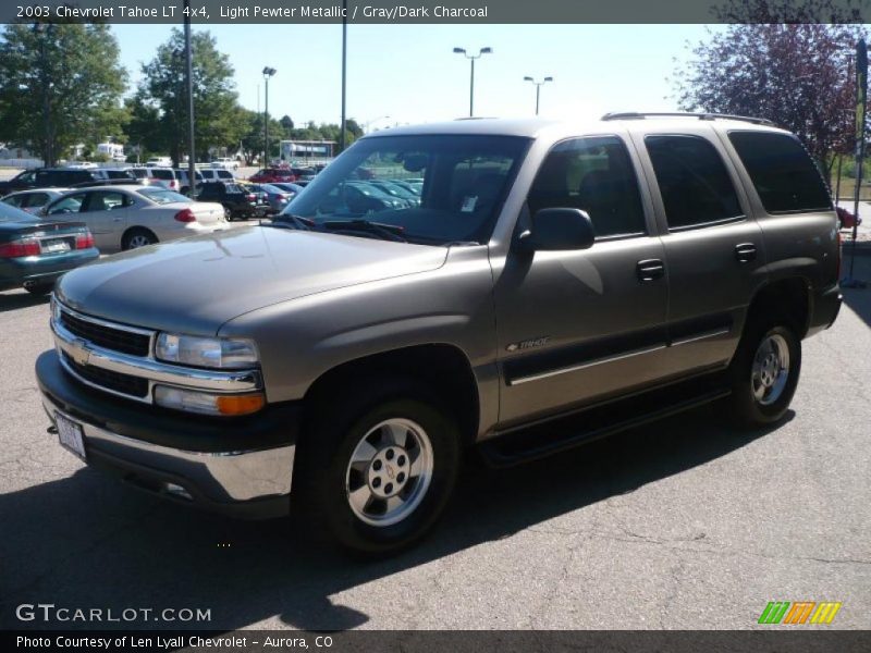 Light Pewter Metallic / Gray/Dark Charcoal 2003 Chevrolet Tahoe LT 4x4