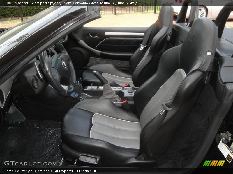  2006 GranSport Spyder Black/Gray Interior