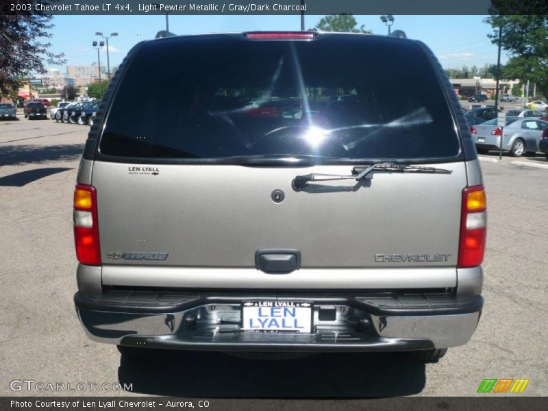 Light Pewter Metallic / Gray/Dark Charcoal 2003 Chevrolet Tahoe LT 4x4