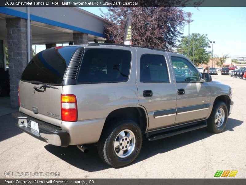 Light Pewter Metallic / Gray/Dark Charcoal 2003 Chevrolet Tahoe LT 4x4