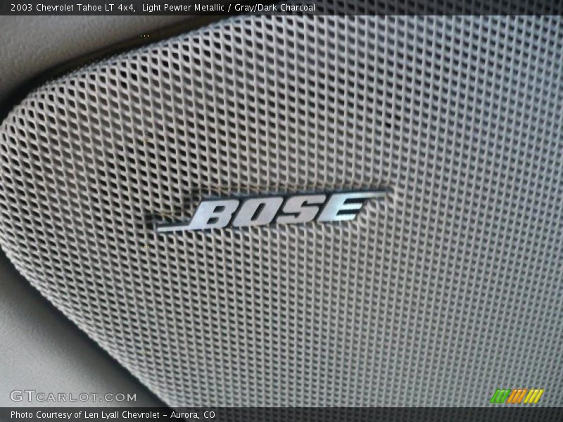 Light Pewter Metallic / Gray/Dark Charcoal 2003 Chevrolet Tahoe LT 4x4