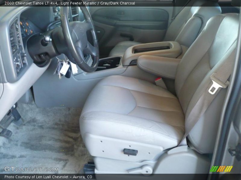 Light Pewter Metallic / Gray/Dark Charcoal 2003 Chevrolet Tahoe LT 4x4