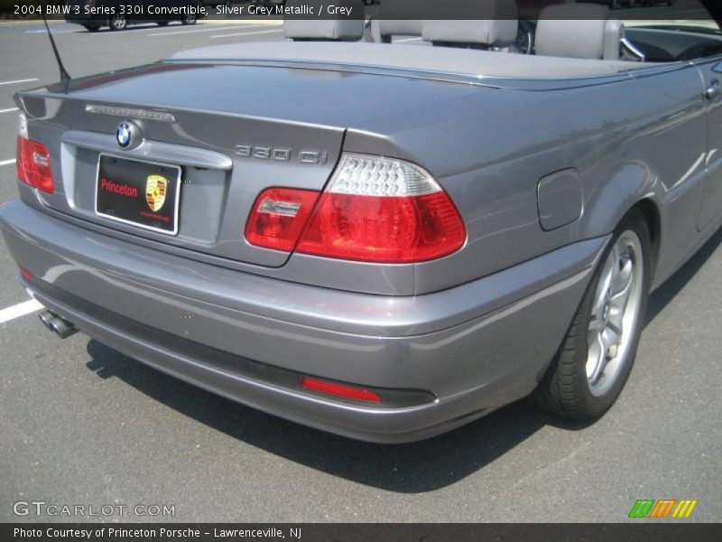 Silver Grey Metallic / Grey 2004 BMW 3 Series 330i Convertible