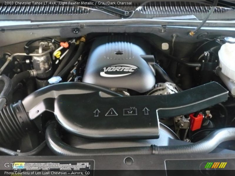 Light Pewter Metallic / Gray/Dark Charcoal 2003 Chevrolet Tahoe LT 4x4