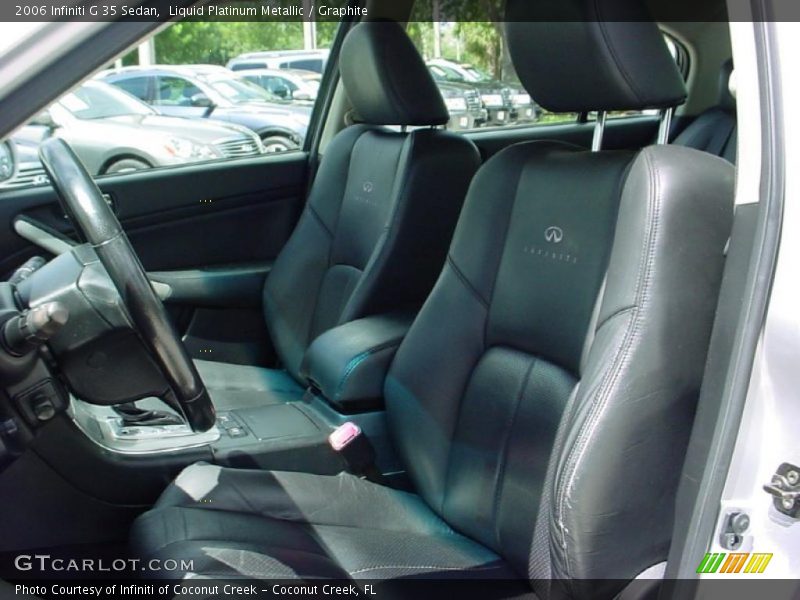 Liquid Platinum Metallic / Graphite 2006 Infiniti G 35 Sedan