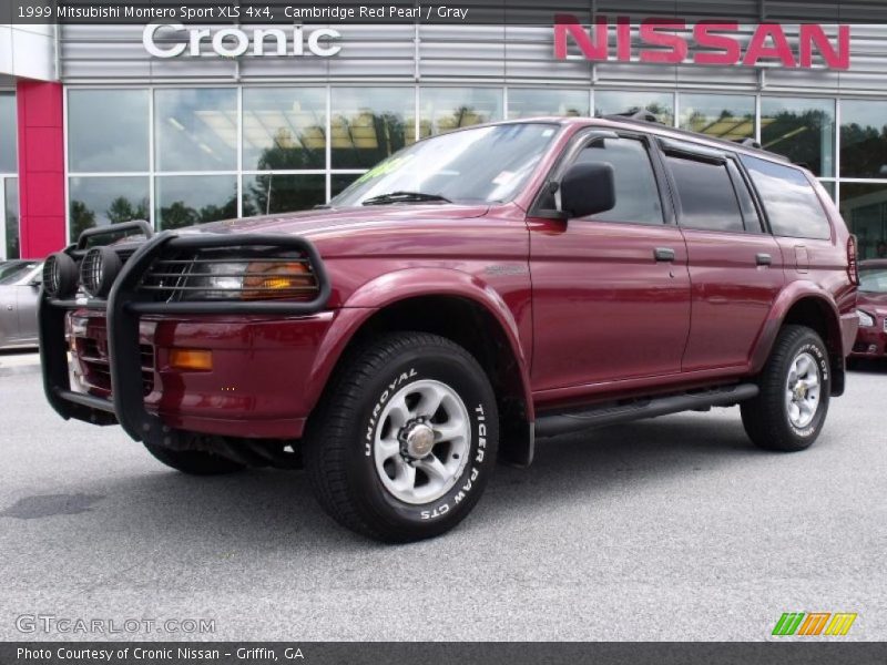 Cambridge Red Pearl / Gray 1999 Mitsubishi Montero Sport XLS 4x4