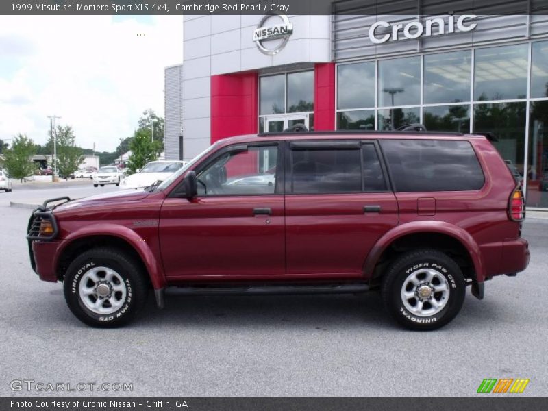 Cambridge Red Pearl / Gray 1999 Mitsubishi Montero Sport XLS 4x4