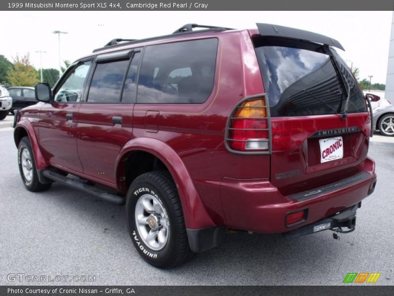 Cambridge Red Pearl / Gray 1999 Mitsubishi Montero Sport XLS 4x4