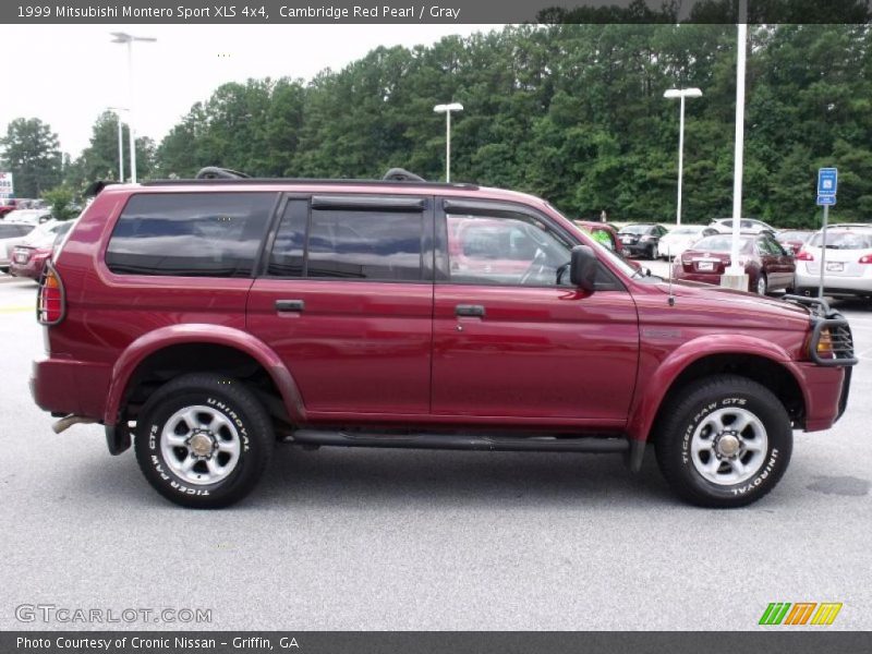 Cambridge Red Pearl / Gray 1999 Mitsubishi Montero Sport XLS 4x4